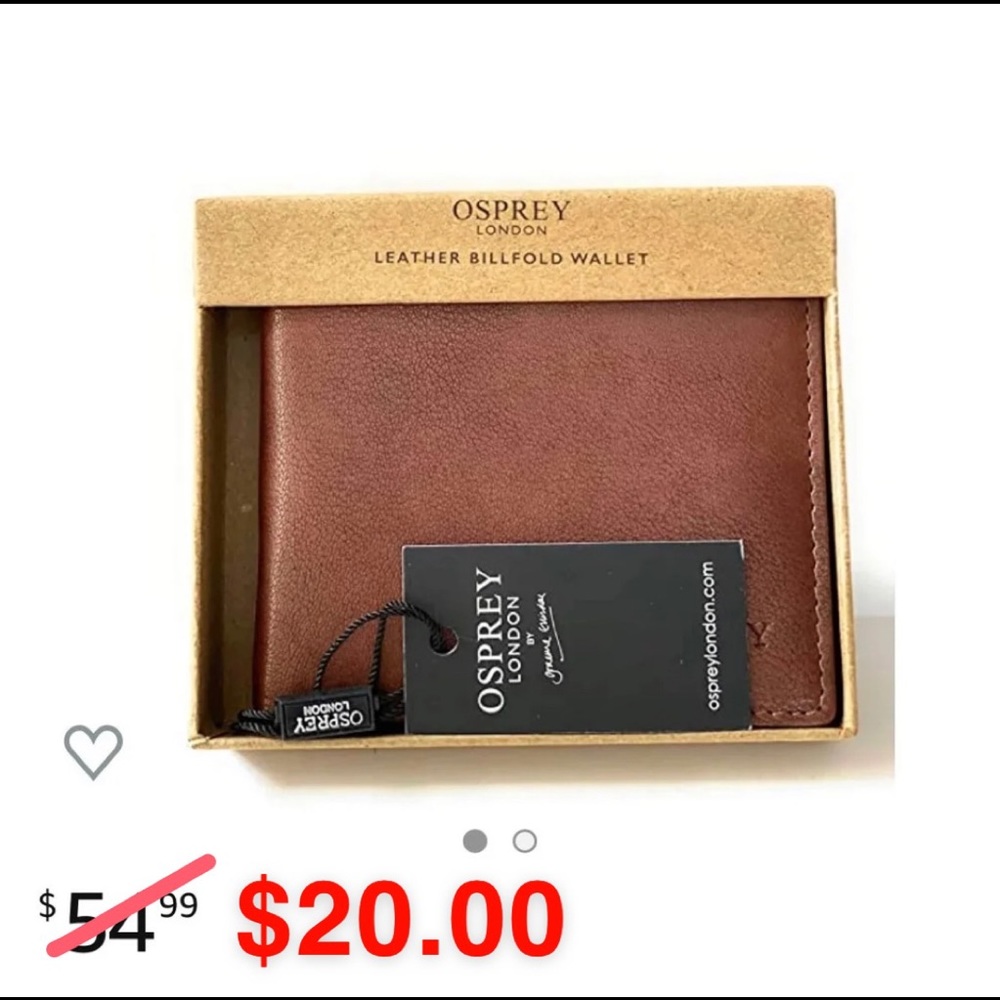 Osprey Londen -  Leather Billfold Wallet